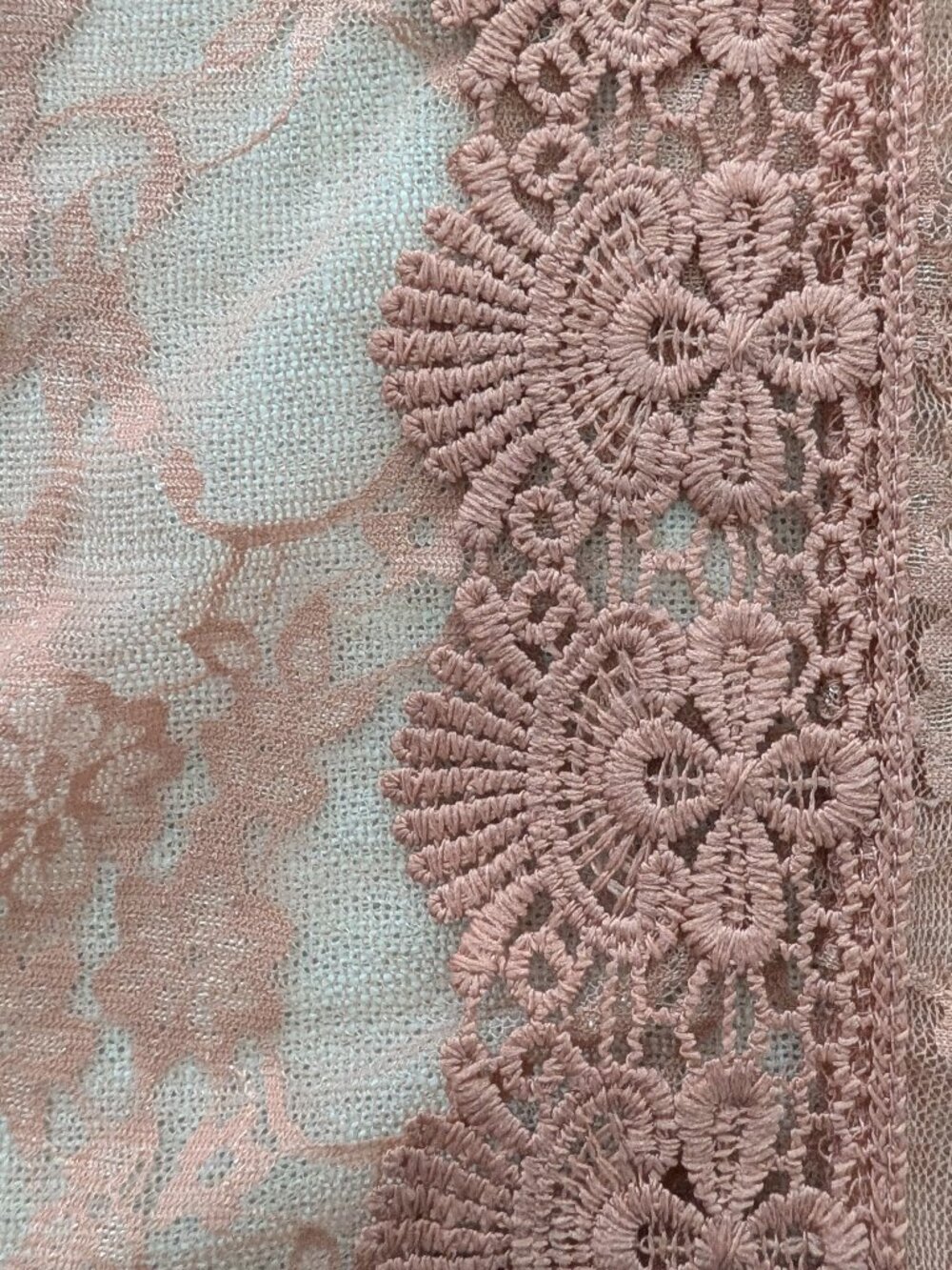 Full Circle Trends Lace Sheer Duster Kimono Cardigan Size 1X - Picture 4 of 7